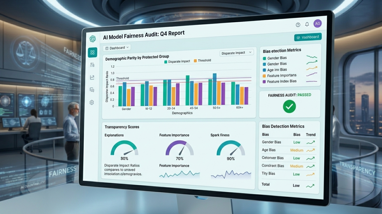 AI deployment lifecycle and fairness audit results