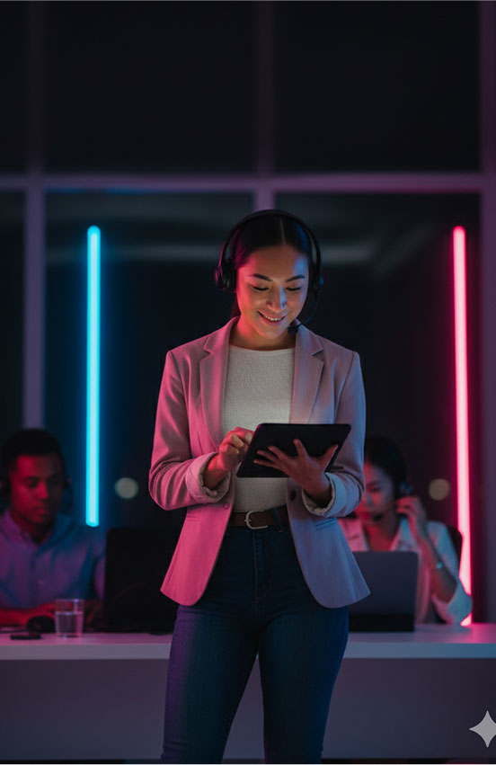 Managed Services background